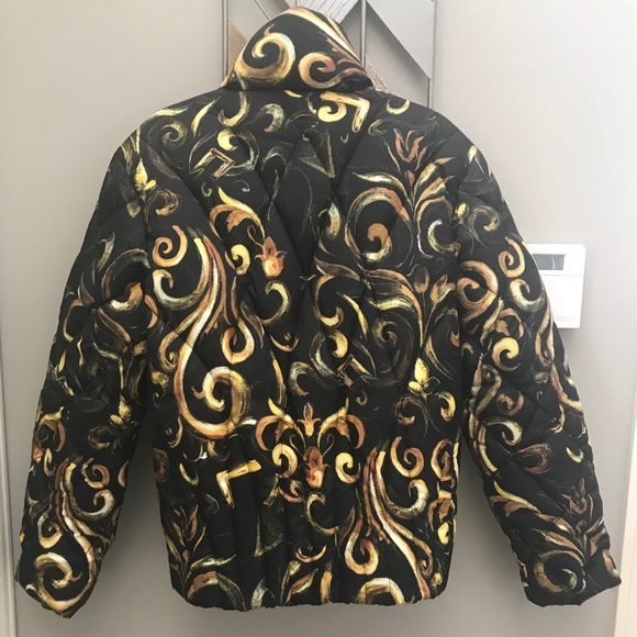Versace baroccoprint quilted down jacket - Picture 8 of 8